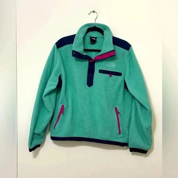 The‎ North Face Men’s Small 1/4 Snap Fleece Sweater - Picture 1 of 4